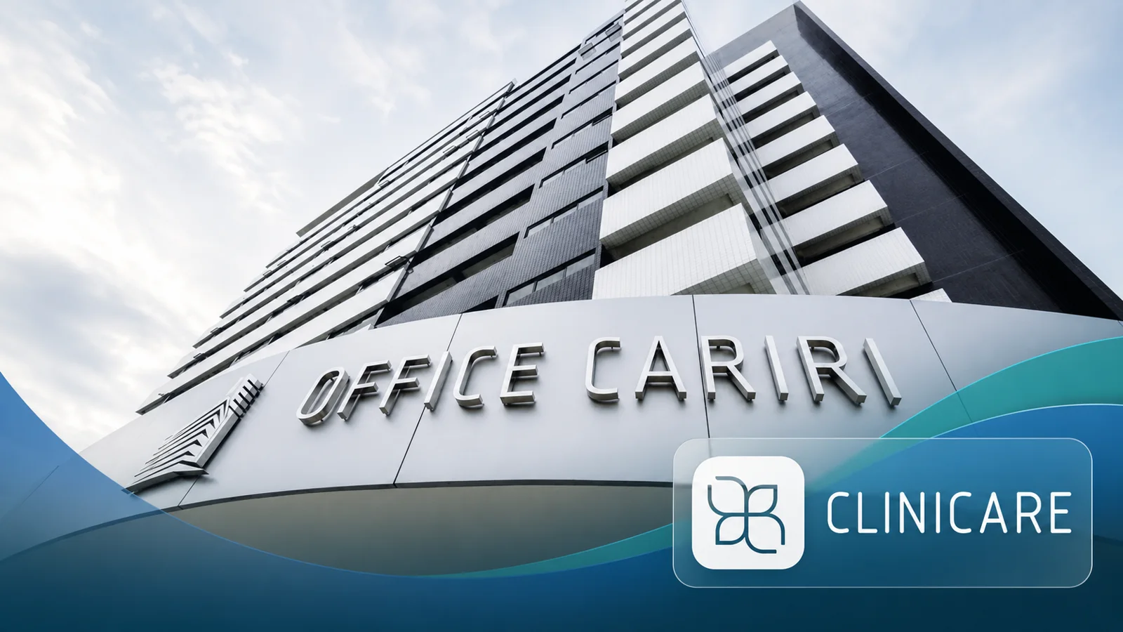 Edifício Office Cariri com identificação visual da Clinicare